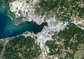 Izmir, Turkey, satellite image