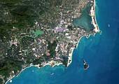 Wanning, Hainan, China, satellite image