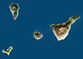 Santa Cruz de Tenerife, Canary Islands, satellite image