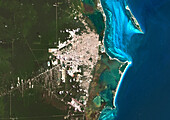 Cancun, Mexico, satellite image