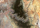 Grand Canyon, Arizona, USA, satellite image
