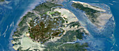 Ile aux Oiseaux, France, satellite image