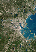 Boston, Massachusetts, USA, satellite image