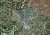 Fresno, California, USA, satellite image