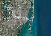 Miami, Florida, USA, satellite image