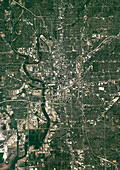 Indianapolis, Indiana, USA, satellite image