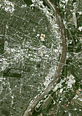 St Louis, Missouri, USA, satellite image