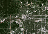Tulsa, Oklahoma, USA, satellite image