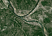 Pittsburgh, Pennsylvania, USA, satellite image