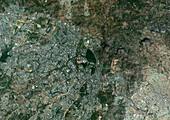 Abuja, Nigeria, satellite image