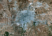 Aleppo, Syria, satellite image
