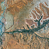 Arches National Park, Utah, USA, satellite image