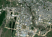 Astana, Kazakhstan, satellite image