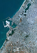 Benghazi, Libya, satellite image