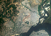 Brazzaville, Republic of Congo, satellite image