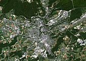 Luxembourg City, Luxembourg, satellite image