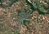 Luhansk, Ukraine, satellite image