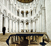 Presbytery and crypt at St Augustine's Abbey, illustration