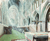 Waverley Abbey, c13th century, illustration