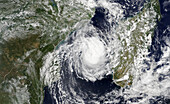 Cyclone Freddy in Mozambique Channel, satellite image