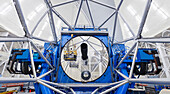Gemini North telescope mirror being cleaned