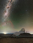 Vera C Rubin Observatory and Milky Way, Chile