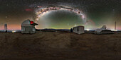 Vera C Rubin Observatory, Chile, at night