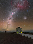 VLT Auxiliary Telescope at night, Chile