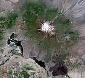 Mount Ararat, Turkey, satellite image