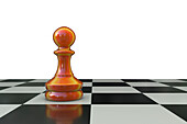 Chess pawn, illustration