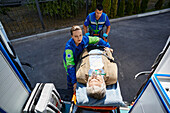 Paramedics with patient