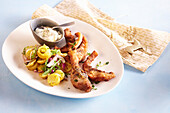 Fried Carp with light potato salad