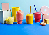 Verschiedene Slushies