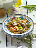 Mallorcan lamb stew with beans and chickpeas