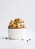 Edible cookie dough with chocolate chips