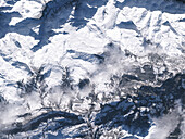 Swiss Alps, 2022, satellite image