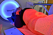 Patient undergoing radiotherapy