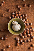 Hazelnut ice cream