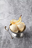 Pear sorbet with gin
