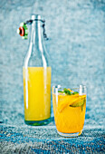 Lemon limonata, ginger soda with cane sugar