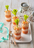 Carrot cake trifles