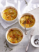 Individual cauliflower casserole