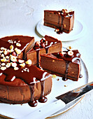 Chocolate hazelnut cheesecake