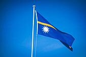 The Nauru Flag; Nauru