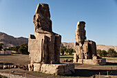 Die Kolosse von Memnon, Westjordanland; Luxor, Ägypten