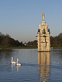 Bushy Park And Statue; London, England