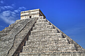 Pyramid Of Kulkulcan, Chichen Itza; Yucatan, Mexico