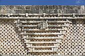 Geometric Frieze, Nuns' Quadrangle, Uxmal Mayan Archaeological Site; Yucatan, Mexico