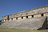Palast des Gouverneurs, Archäologische Maya-Stätte Uxmal; Yucatan, Mexiko