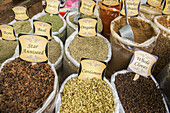 Various Spices For Sale At The Market; Pretoria, Gautang, South Africa